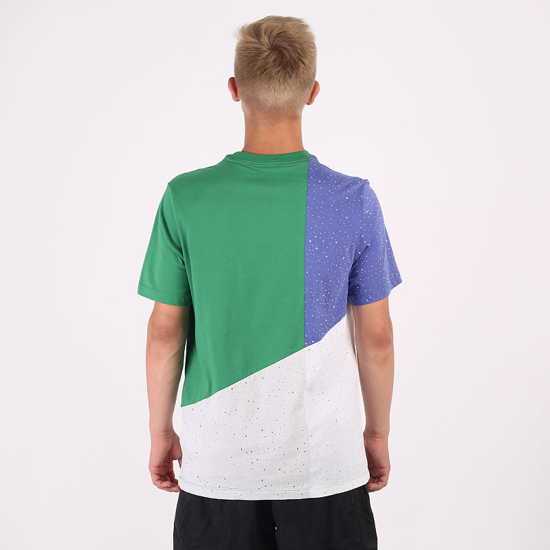 мужская разноцветная футболка Jordan Jumpman Classics Mash-up T-Shirt CU4560-353 - цена, описание, фото 4
